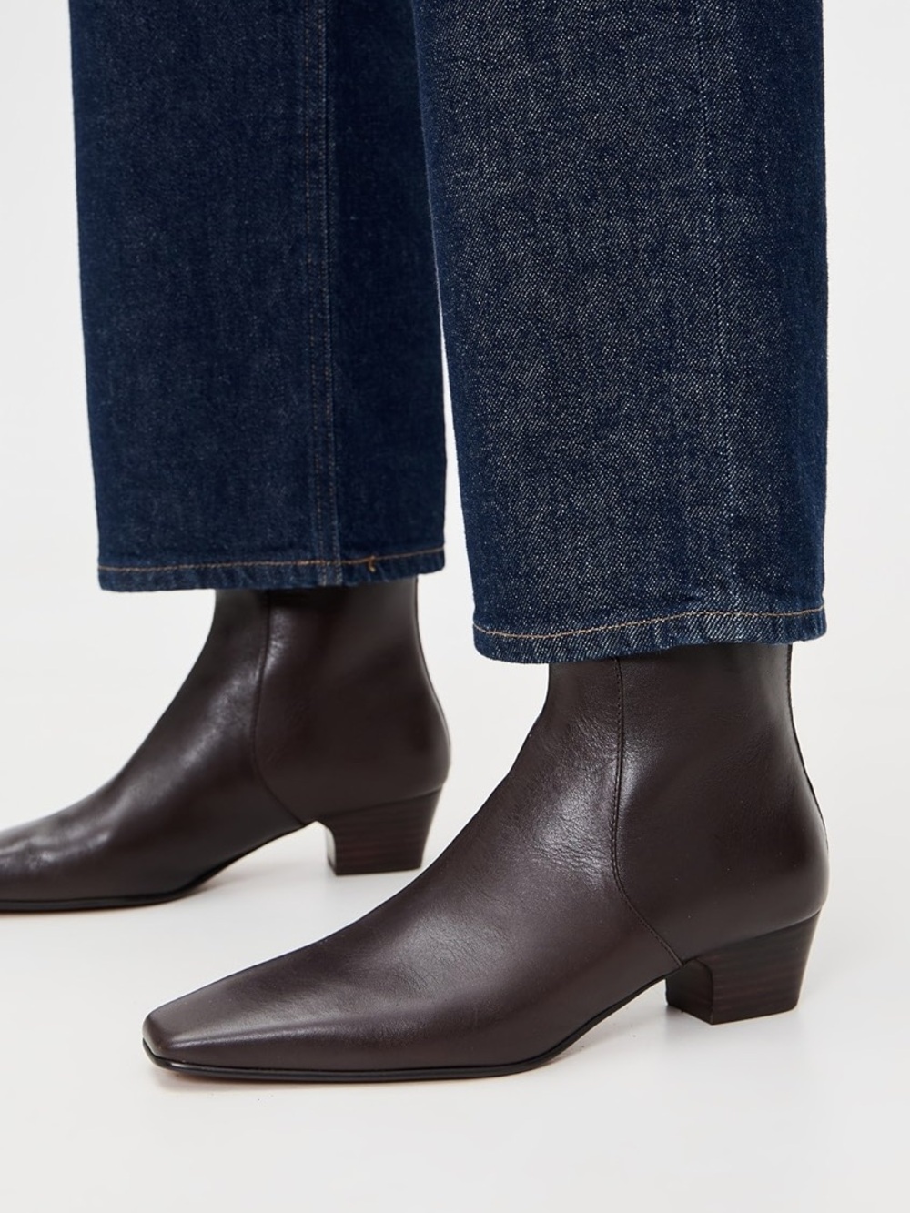 Madewell The Lexie Ankle Boot in Turkish Coffee Brown Leather Size 8 NWOB - Picture 2 of 16